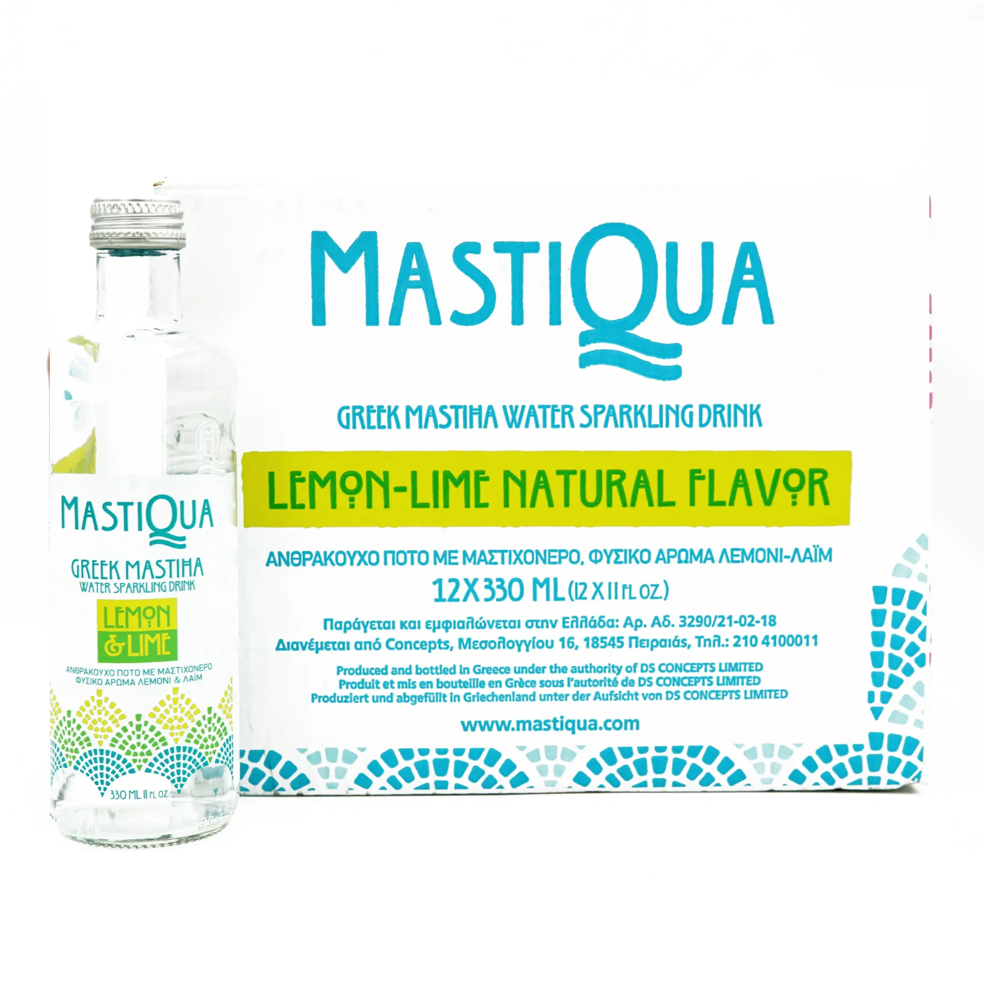 MASTIQUA SPARKLING DRINK 12X330ML