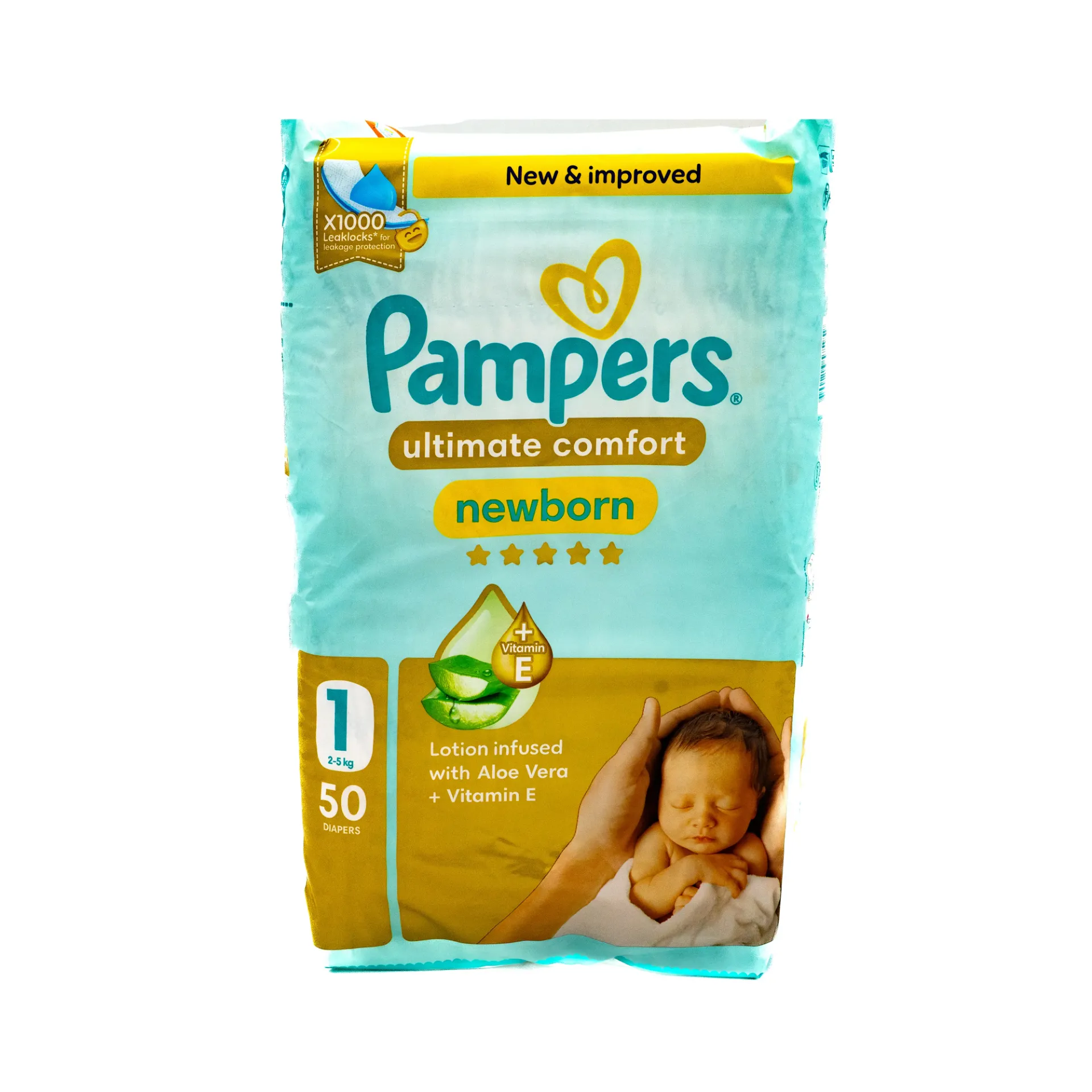 PAMPERS PREMIUM CARE NEWBORN NO.1 50 DIAPERS