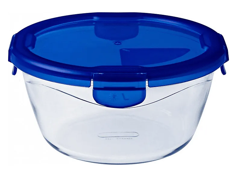 [288PG00-N] PYREX COOK & GO ROUND W/ LEAKPROOF LID 1.6L - 20*9CM