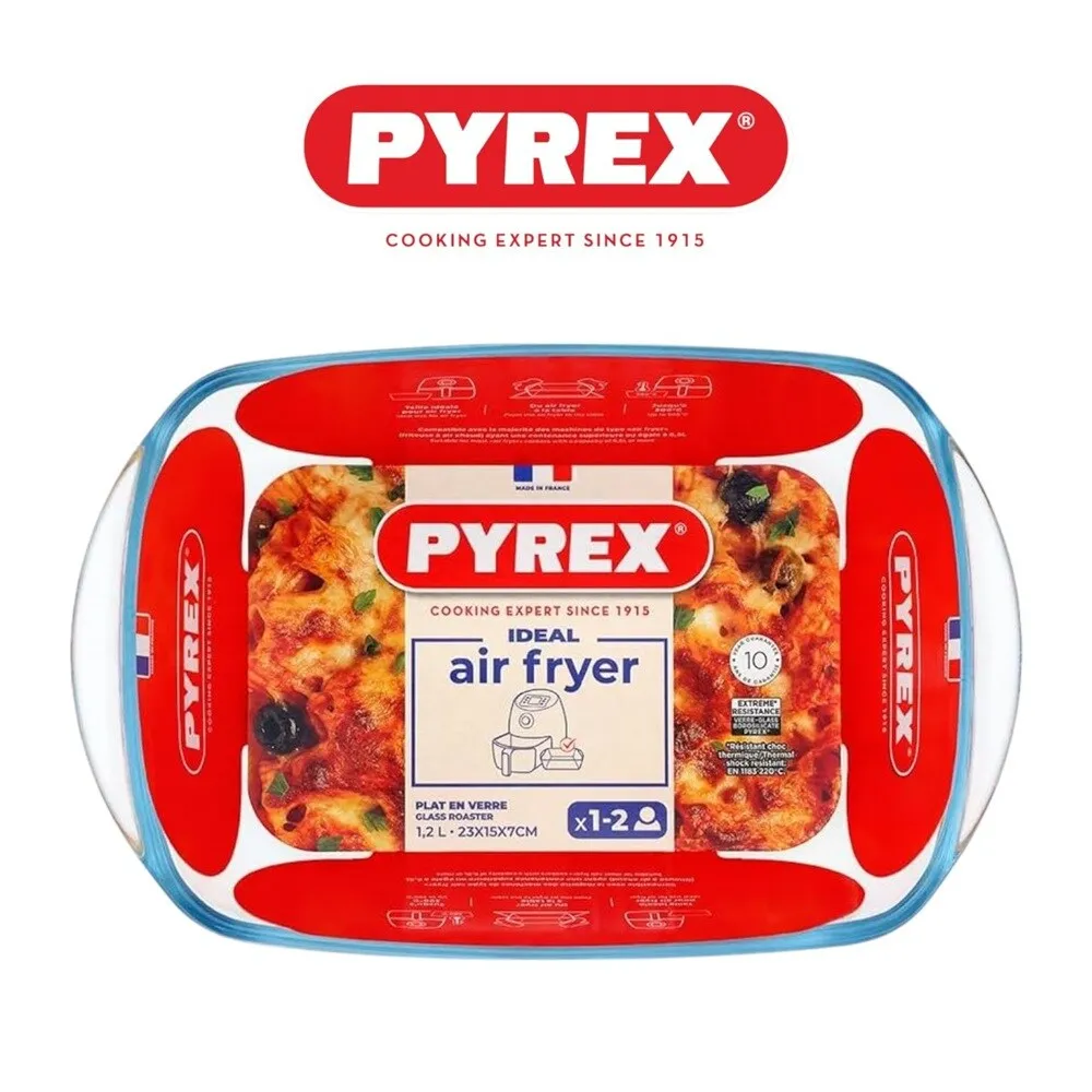 [PYR-0303] PYREX AIR FRYER RECTANGLE DISH 1.2L