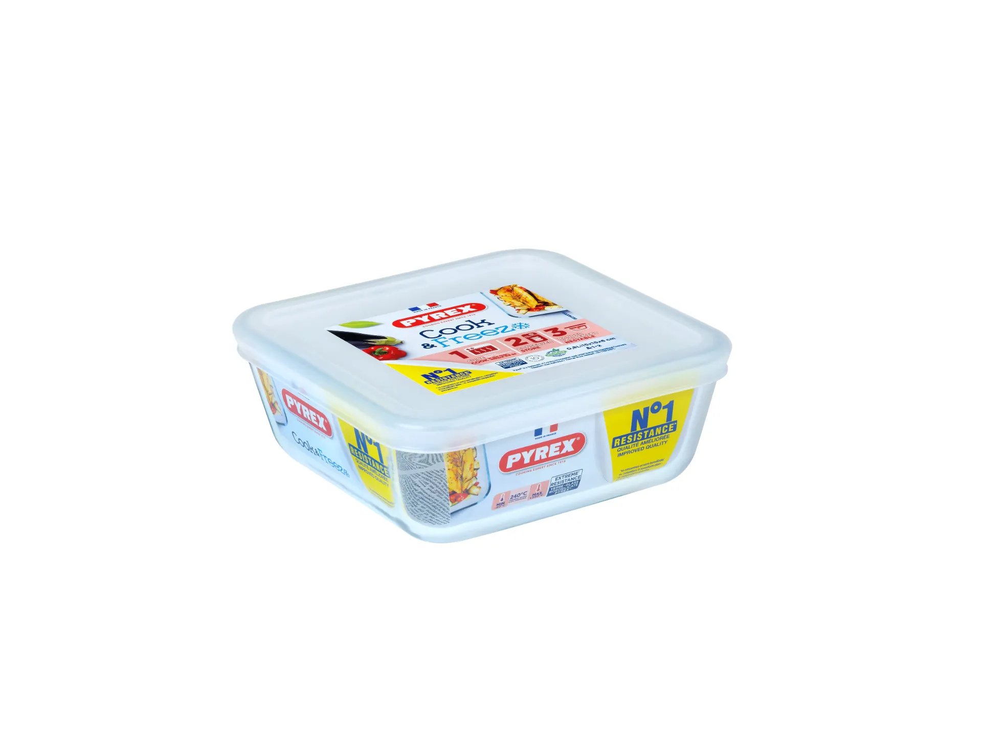 [PYR-0308] PYREX COOK & FREEZE SQUARE DISH 2L