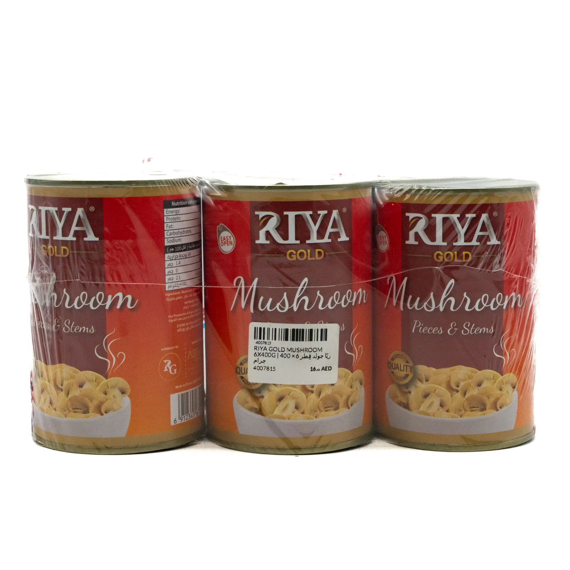 RIYA GOLD MUSHROOM 6X400G