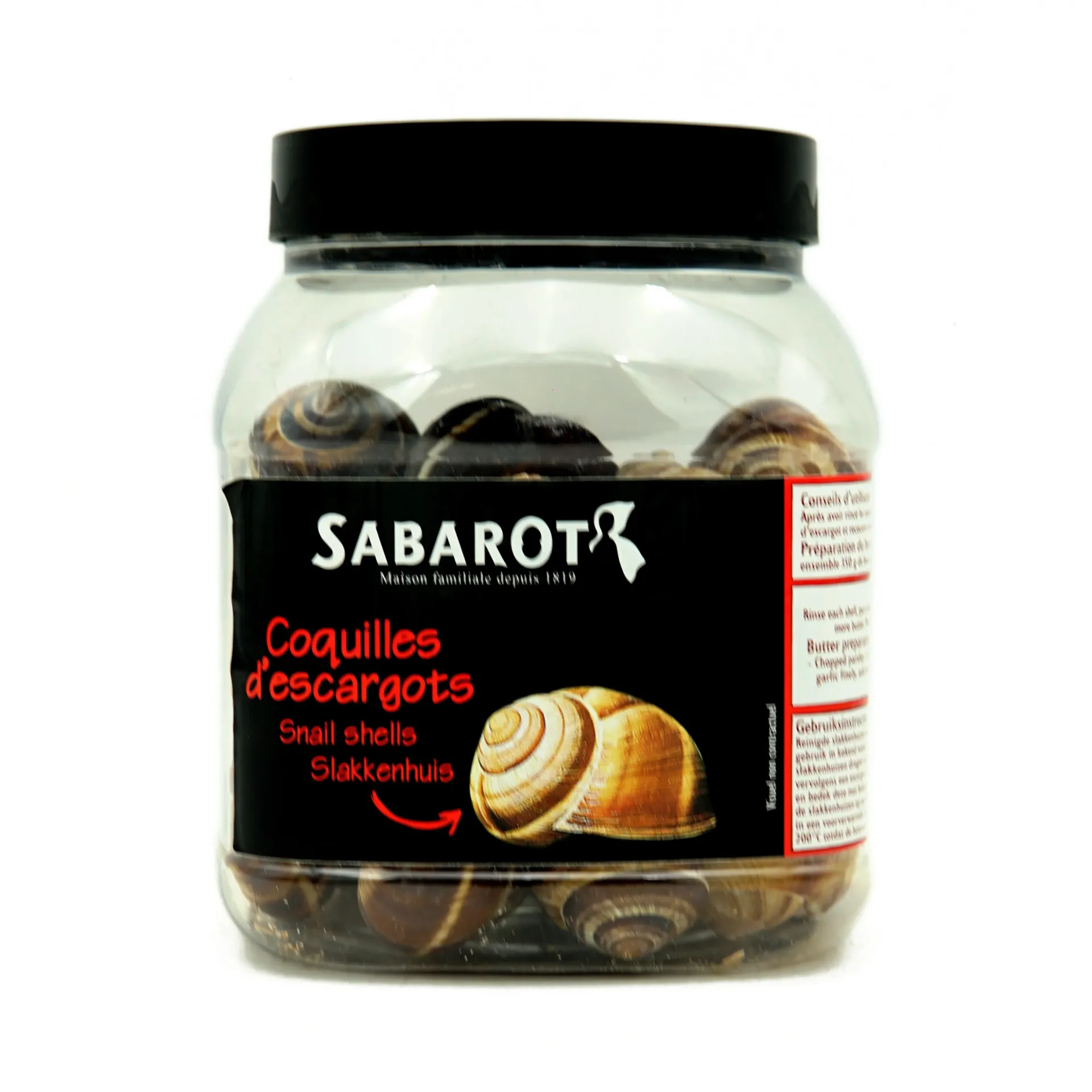 SABAROT SNAIL SHELLS 36 COQUILLES