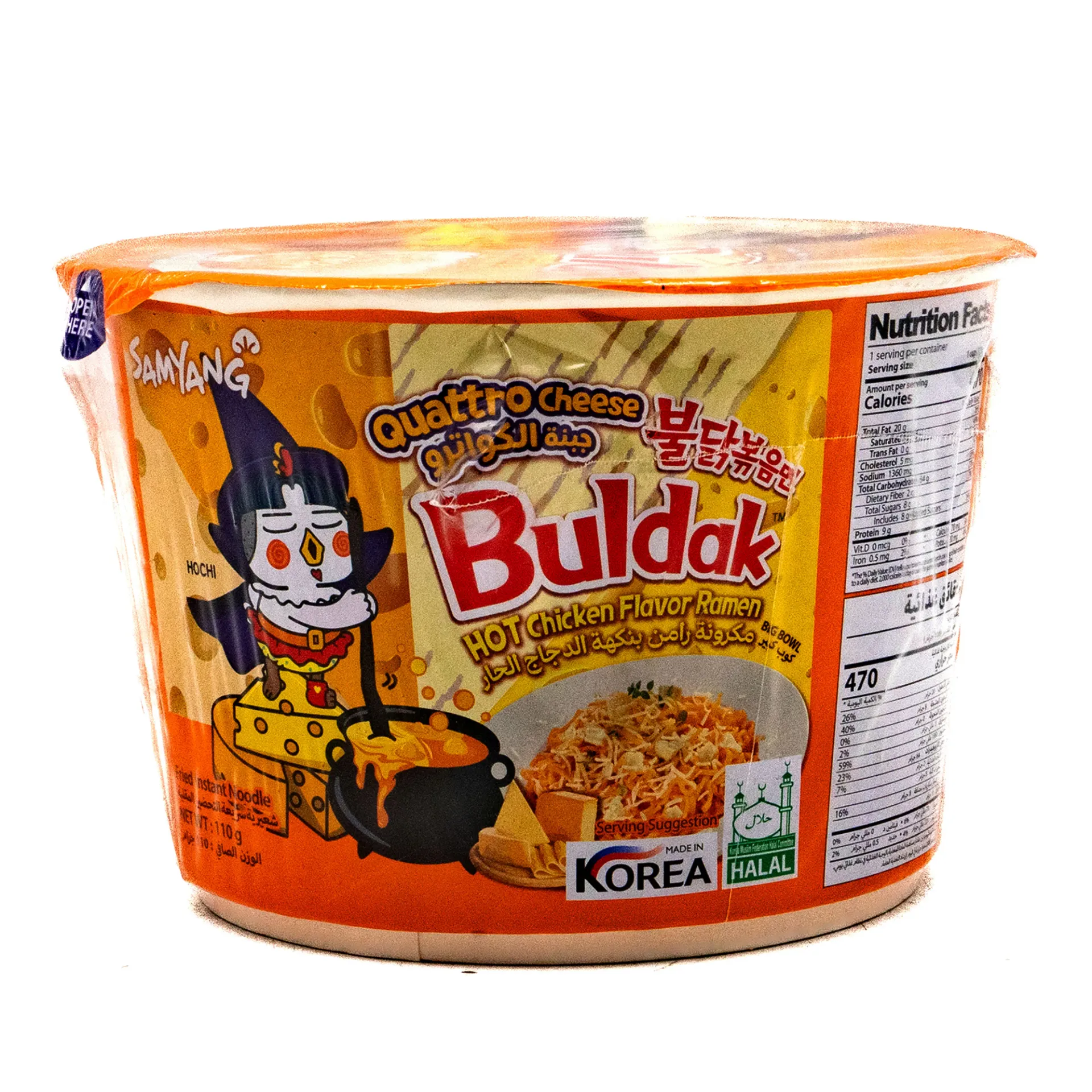 نودلز كوري كوب كواترو بالجبنة 110جرام