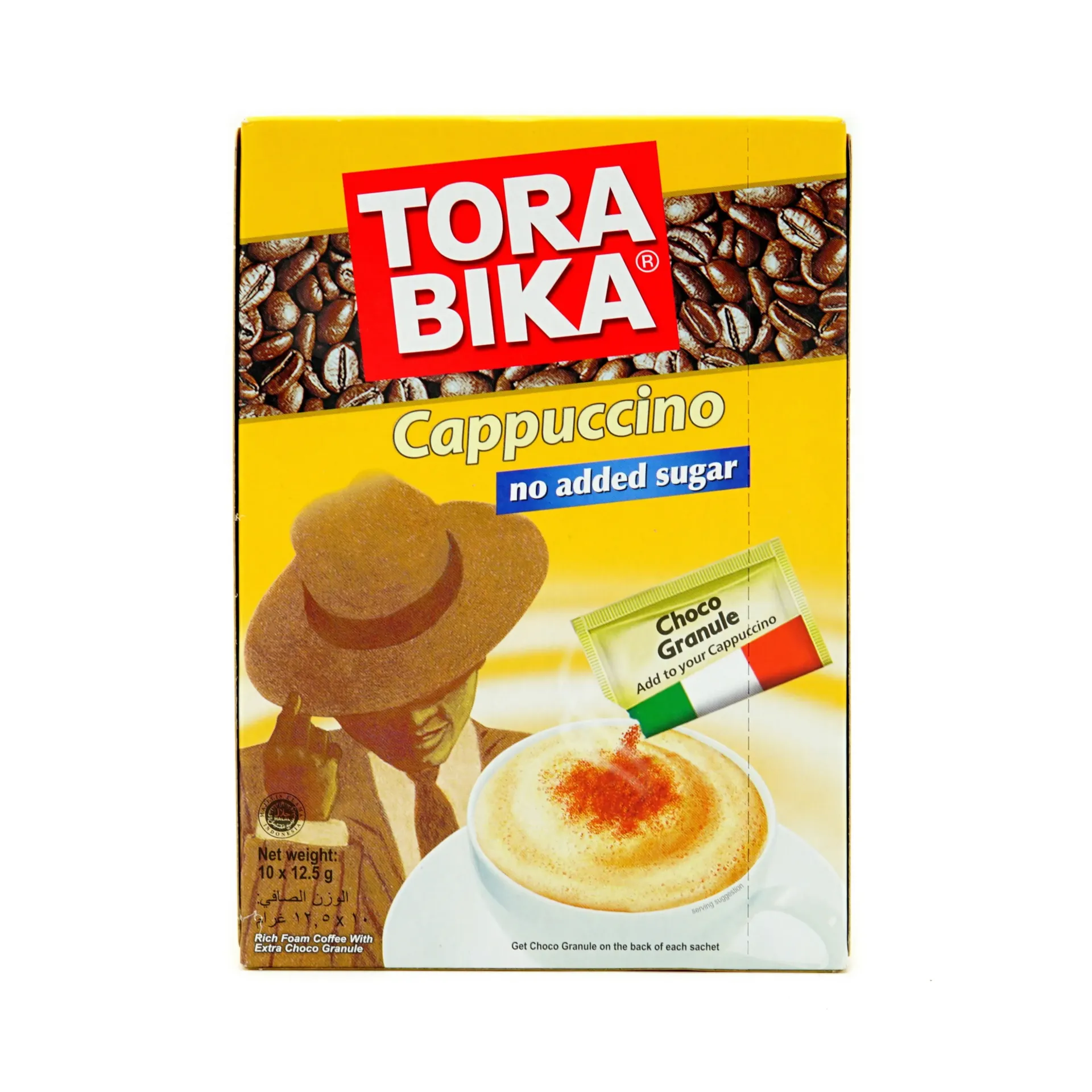 TORA BIKA CAPP NO SUGAR 10X12.50G