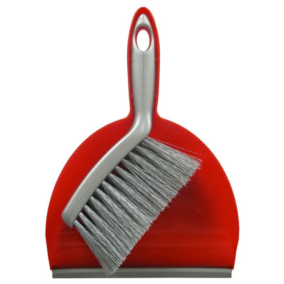 [TK306P] TONKITA MINI SET DUSTPAN+BRUSH NEW MODEL W/ RUBBER LID