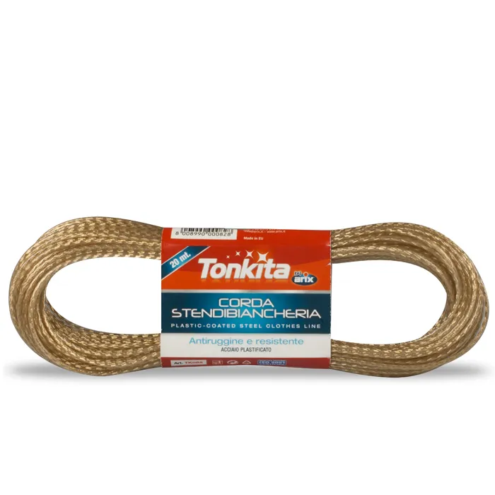 [TK082-N] TONKITA PLASTIC COATED STEEL CLOTHES LINE 20M