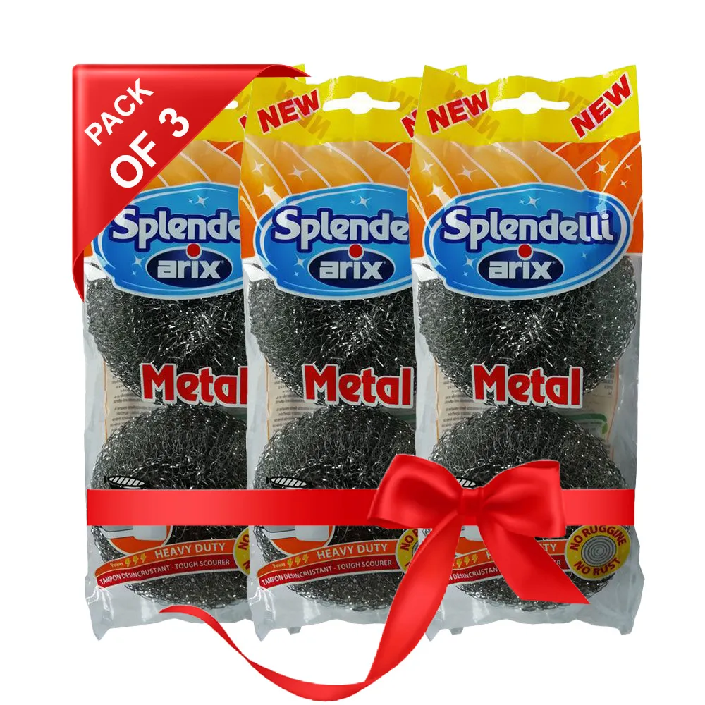 ARIX METAL SCOURER 2+1 PACK