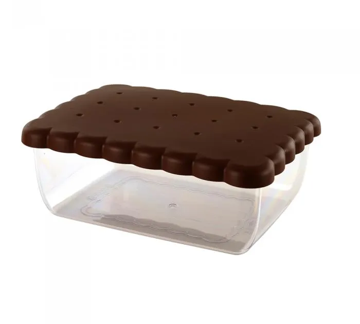 Snips-Biscuit Saver- Rectangle-Brown