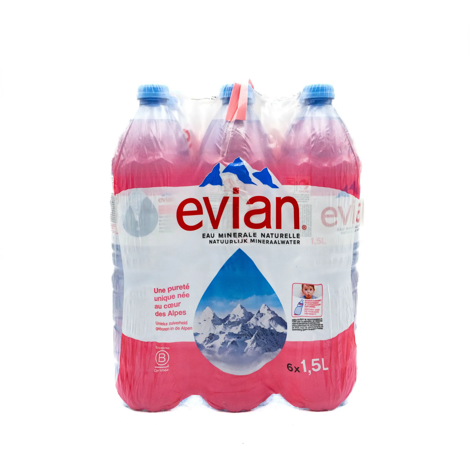 EVIAN WATER 6X1.5L