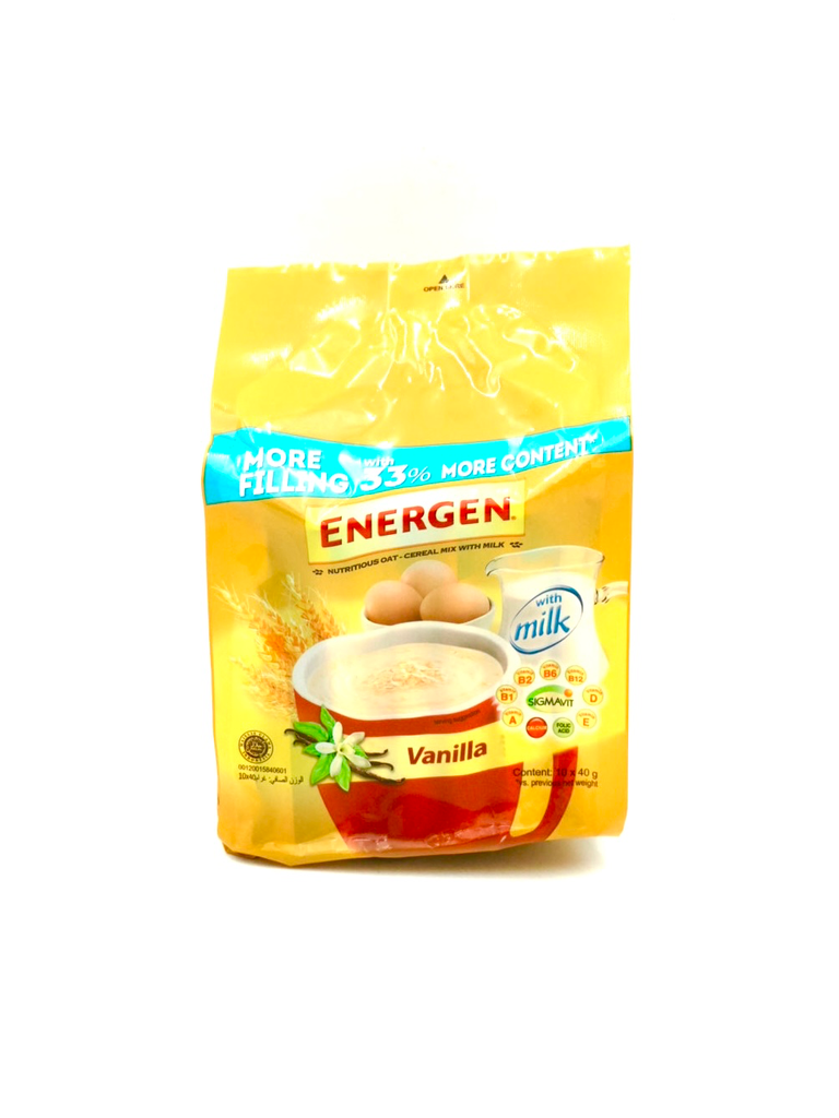 ENERGEN VANILLA POUCH 10X40G