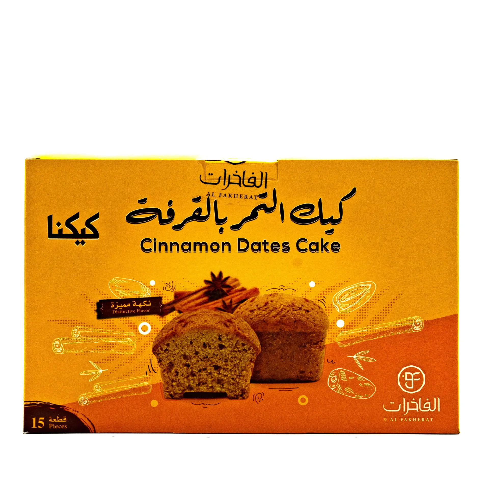 KEKUNA CINNAMON DATES CAKE 12X350G