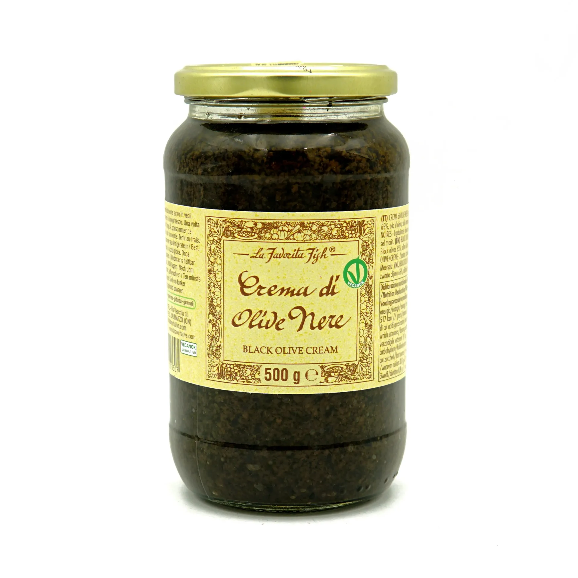 LFF BLACK OLIVE PASTE 500G