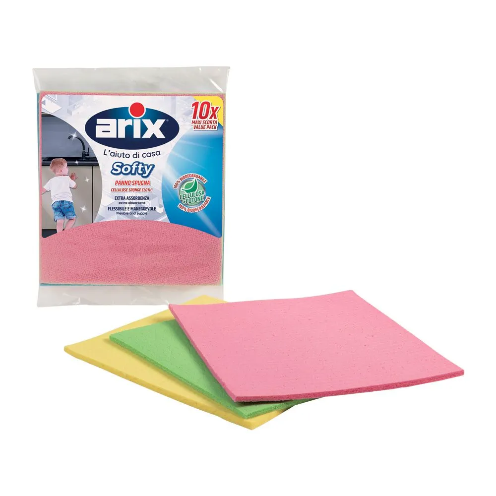 ARIX NEW SOFTY SPONGE CLOTH 10PCS