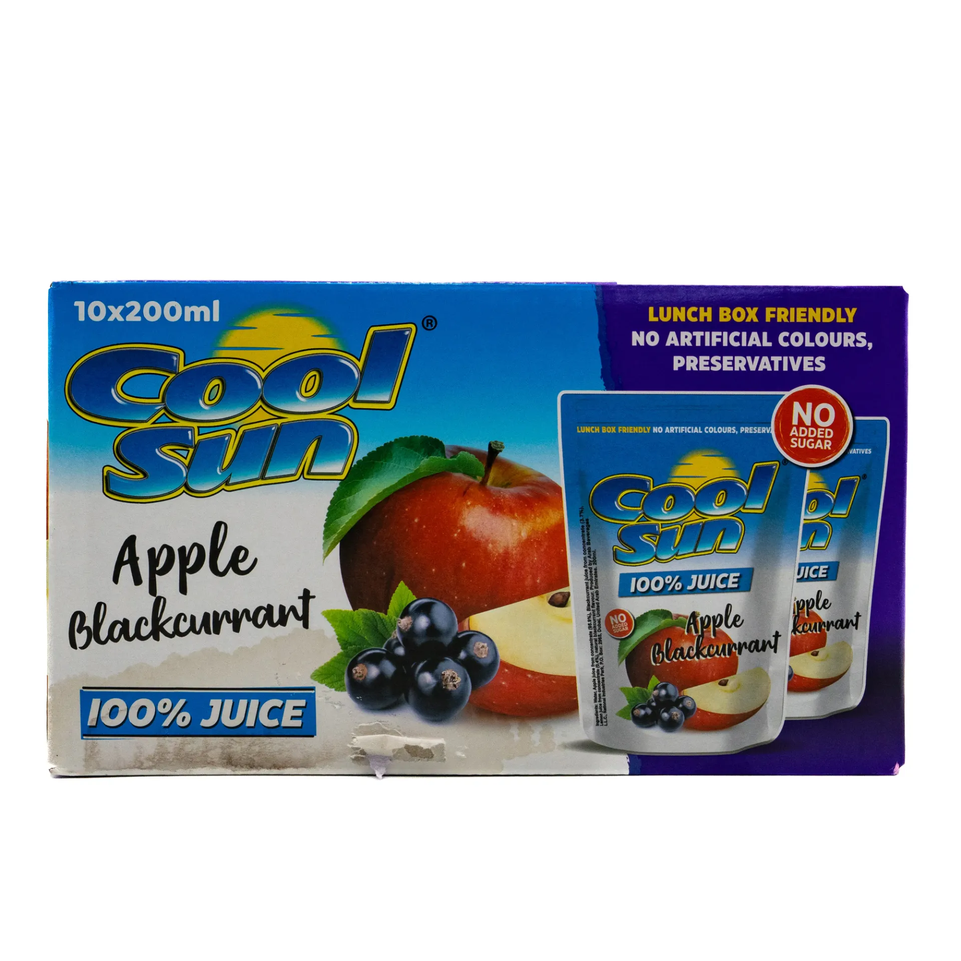 عصير كول صن المنكه 10 × 200  مل