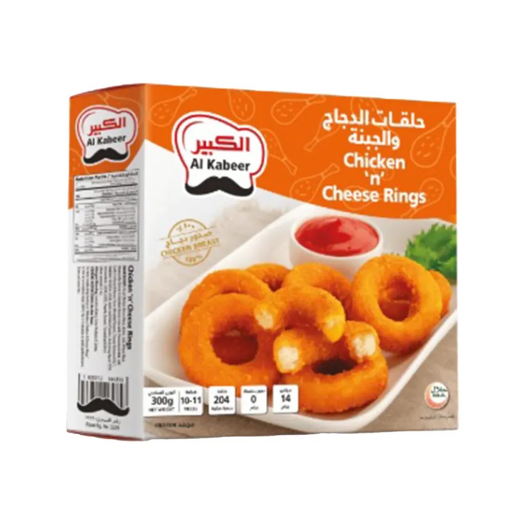 AKB CHICKEN & CHEESE RINGS 300G