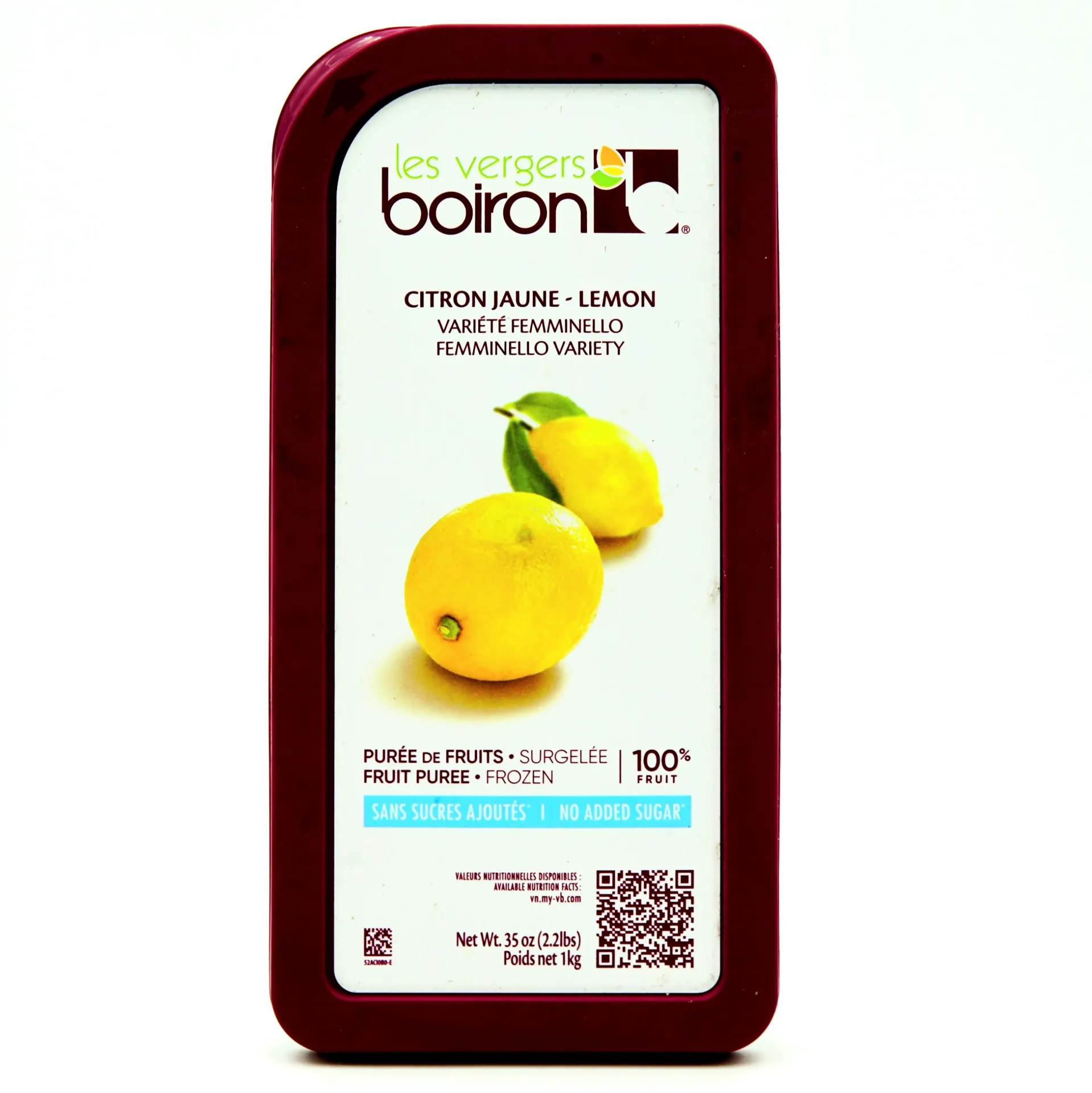 BOIRON PUREE NO ADDED SUGAR 1KG