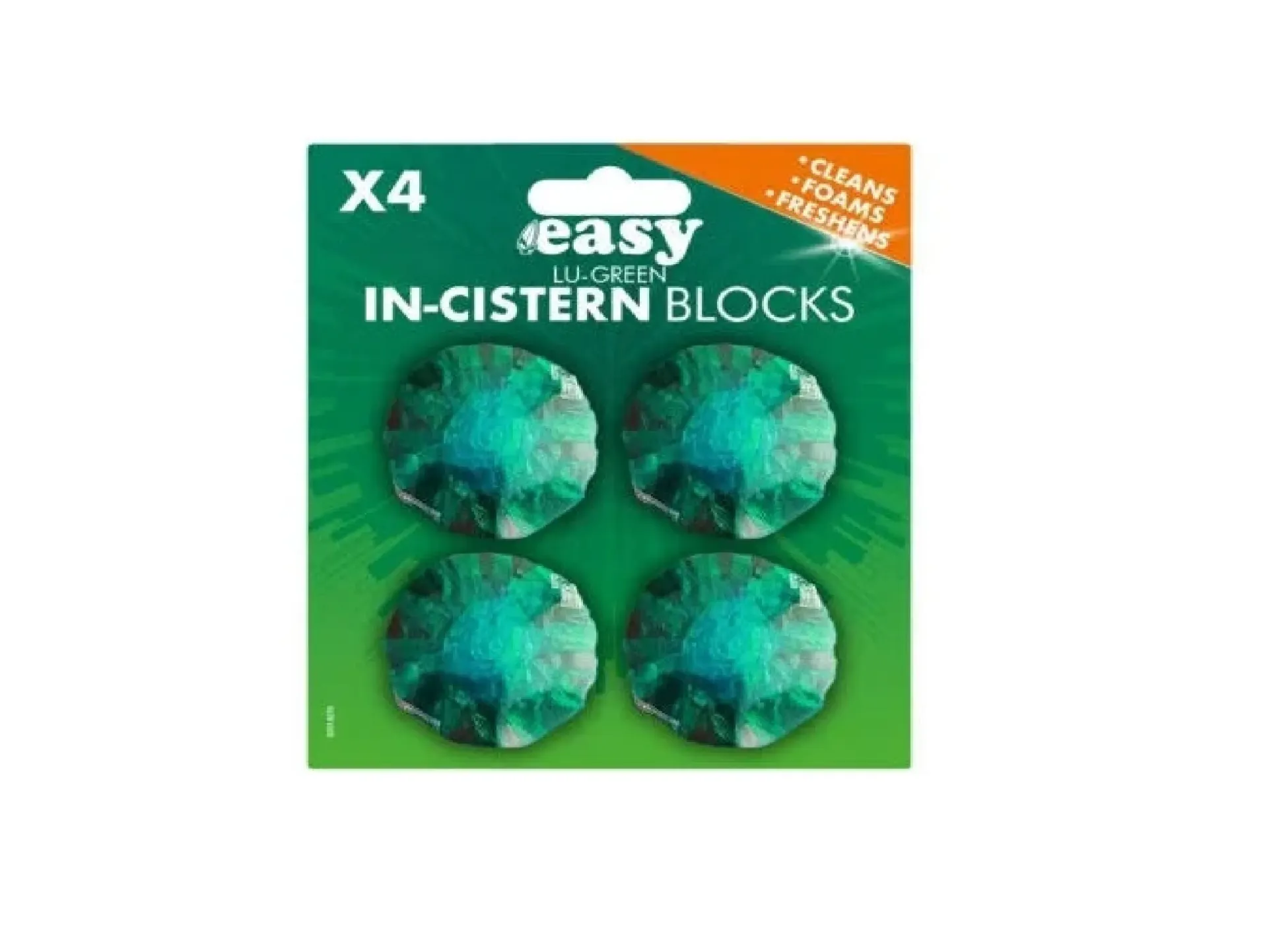 EASY-IN CISTERN BLOCKS-QUAD 4X38G GREEN