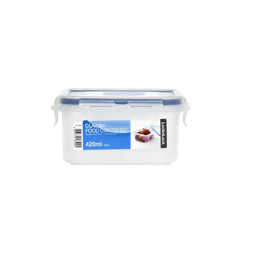 L&L RECTANGLE FOOD CONTAINER 420ML