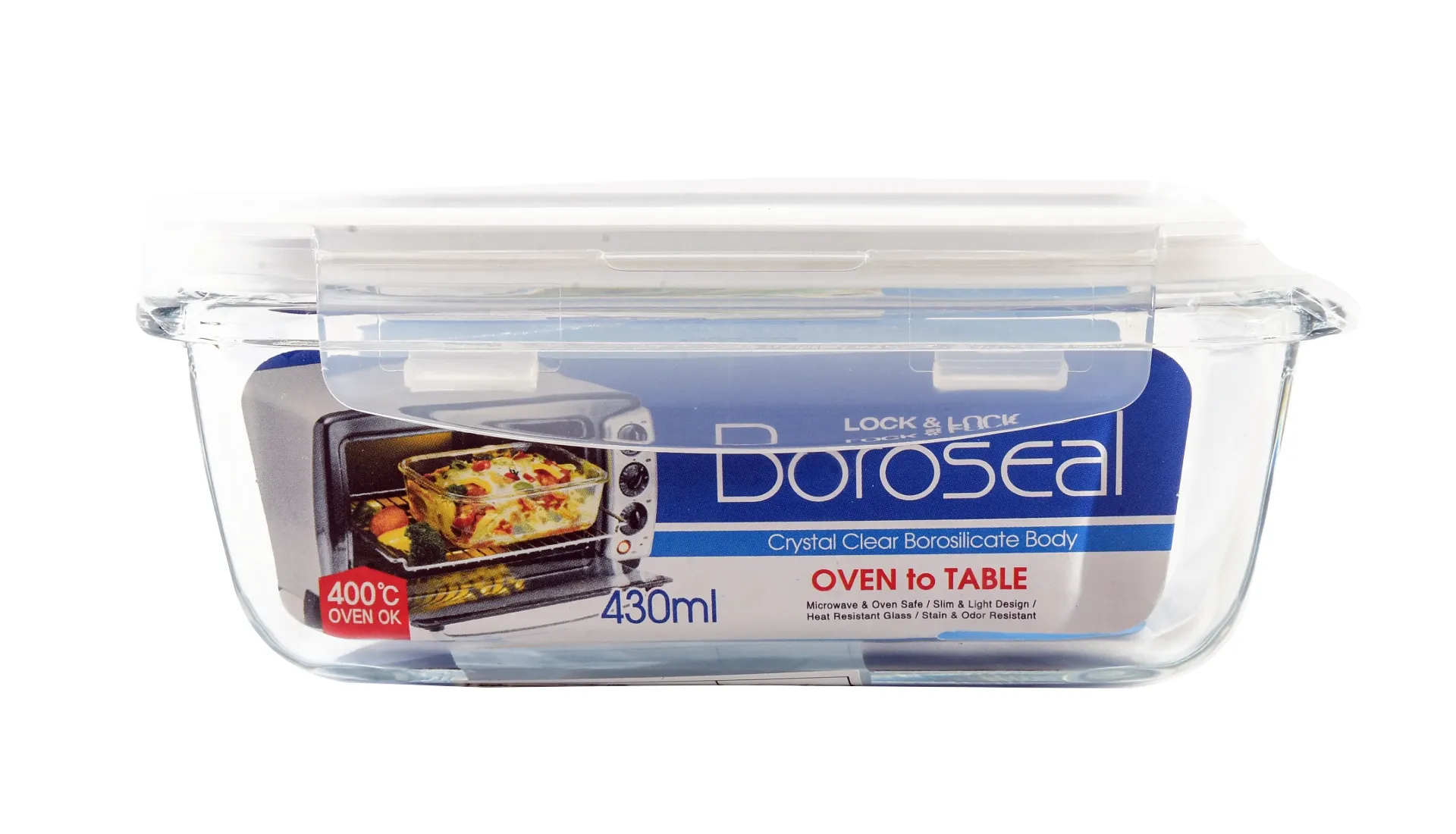 كونتر زجاجي مستطيل سعه 430مل