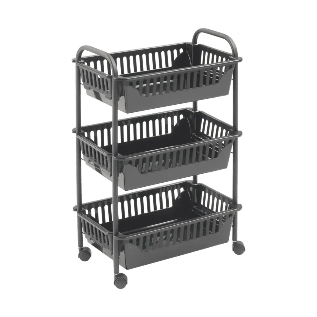 [344543-N] METALTEX MULTI PURPOSE STORAGE BASKET OSLO 3LAYERS