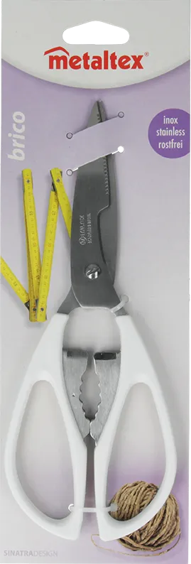 METALTEX BRICO MULTIPURPOSE KITCHEN SCISSORS 21CM