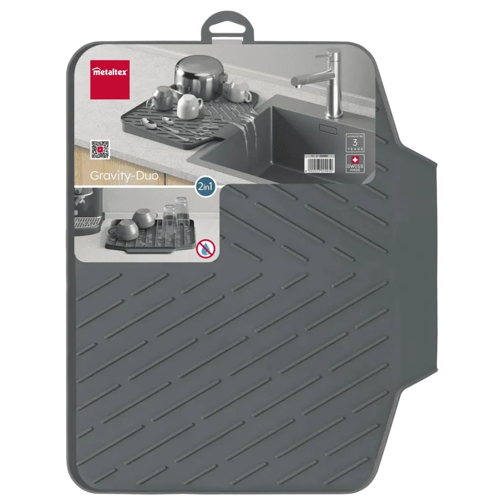 [320495-N] حصيرة تصريف المياه بالجاذبية 2  في 1