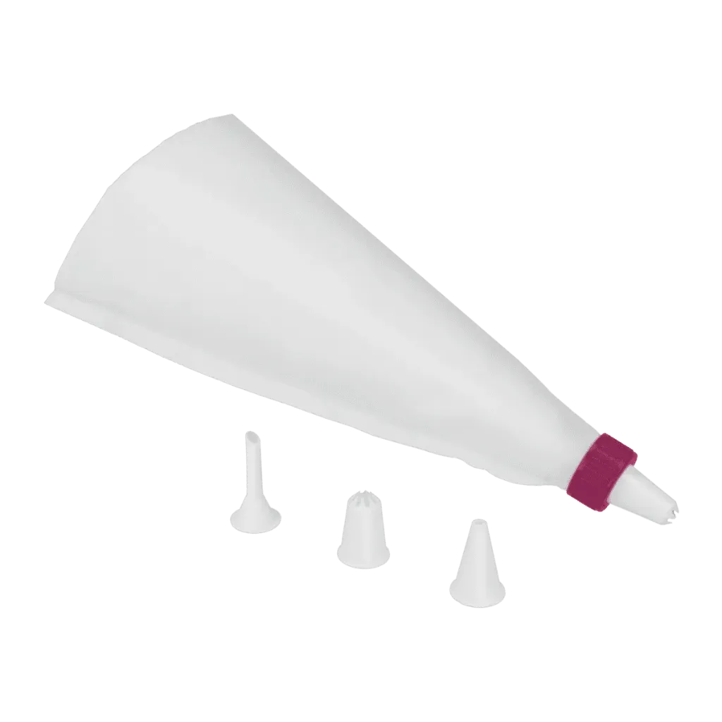 METALTEX PIPING BAG DECORATING SET 4NOZZLES