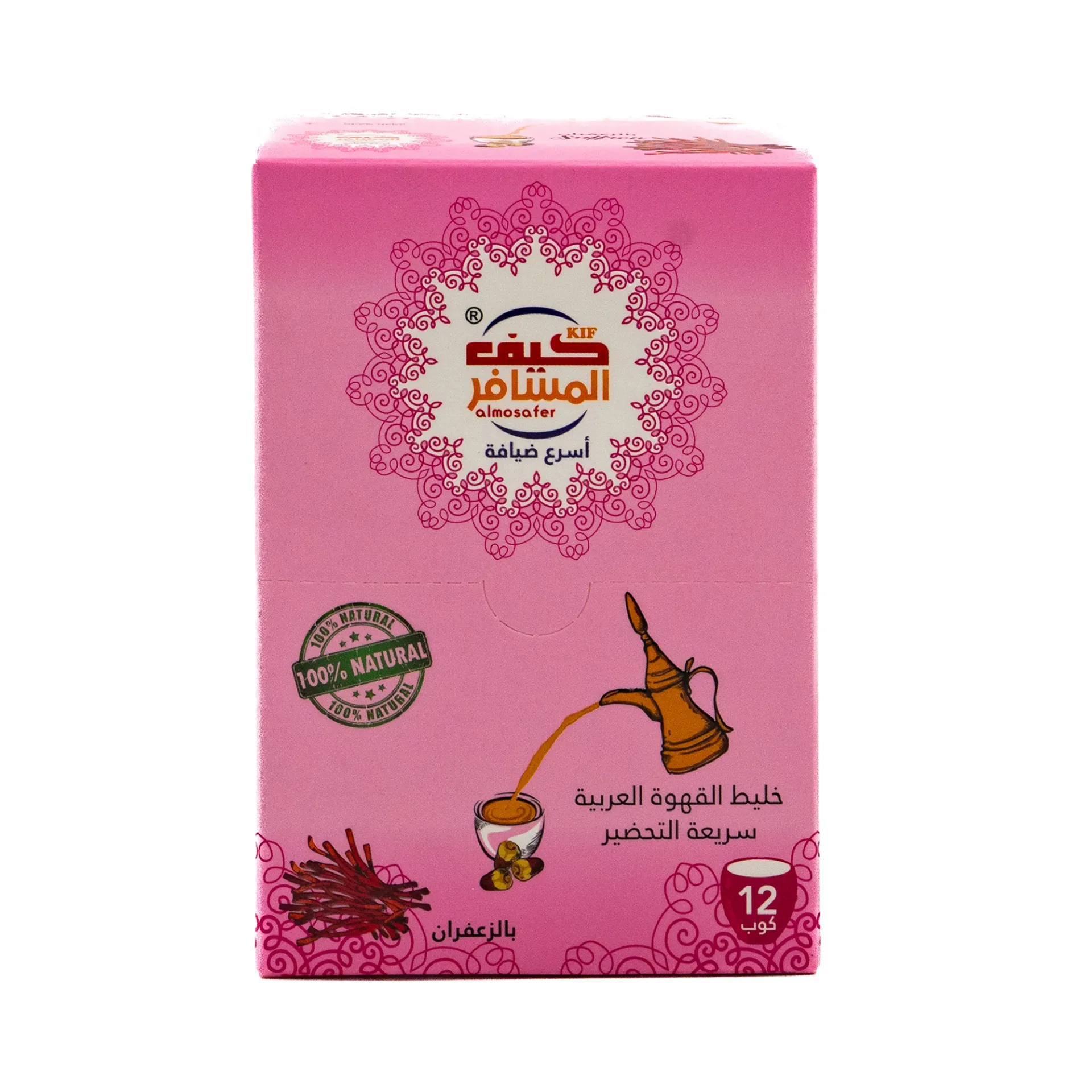 KIF ALMOSAFER ARABIC COFFEE 12X5G
