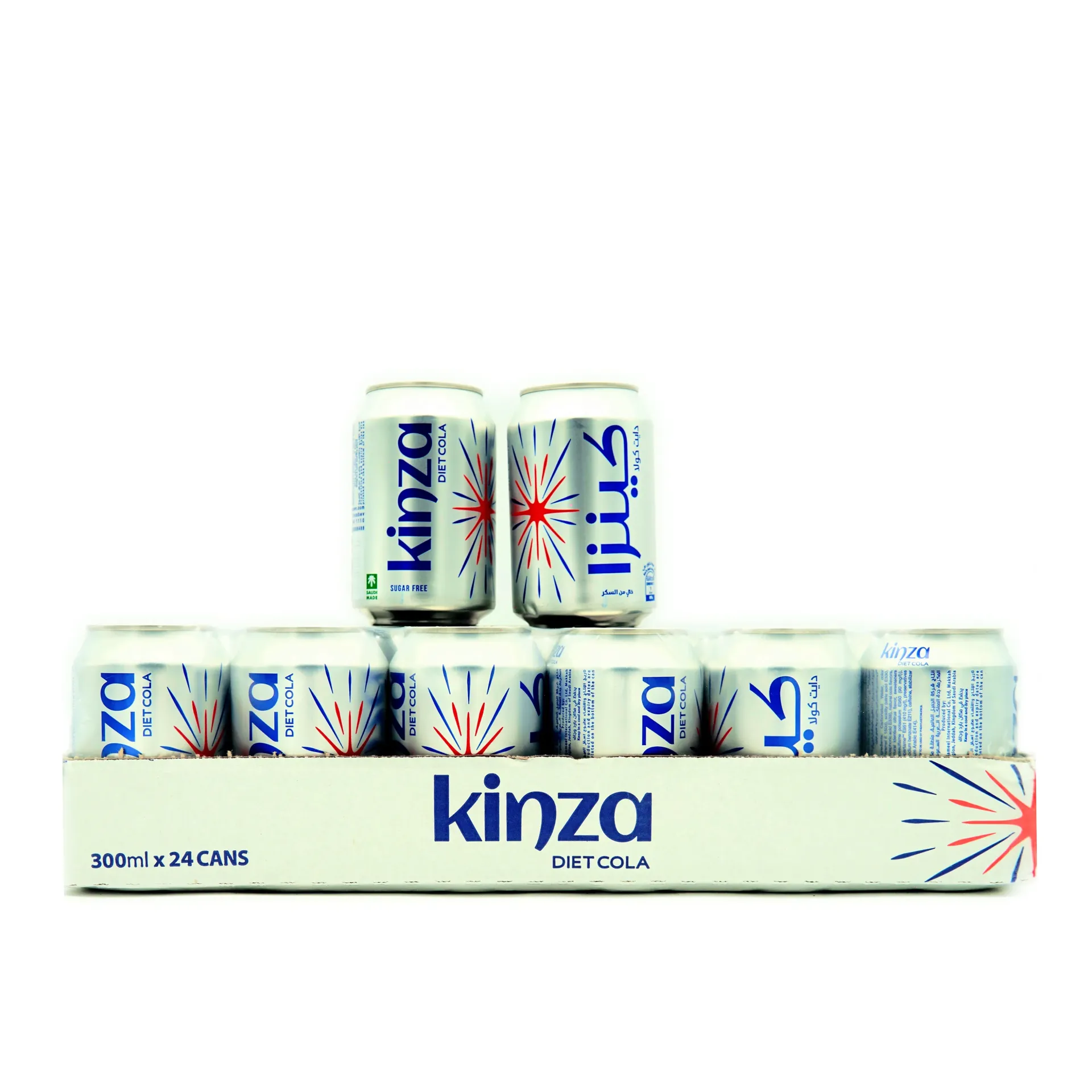 KINZA CARBONATED 24X300ML | كينزا غازية 24 × 300 مل